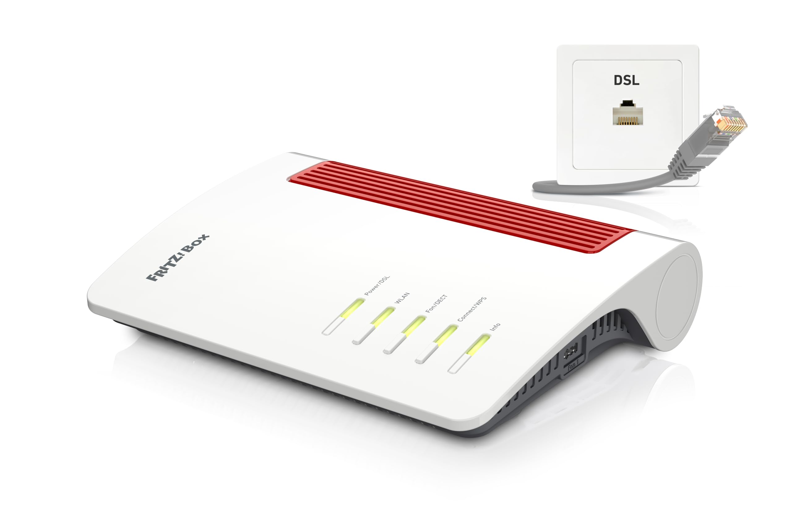 FRITZ!Box 7690 – Wi-Fi 7 DSL-Router, bis 5.760 Mbit/s, VDSL/ADSL2+, Mesh, DECT, deutschsprachige Version